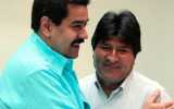 Evo Morales respalda a Maduro y repudia "planes conspirativos"
