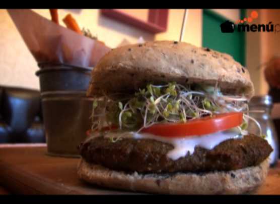 Esta provocativa hamburguesa no tiene un gramo de carne