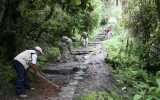 Camino inca hacia Machu Picchu luce así tras mantenimiento