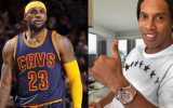 Un lujo: Ronaldinho recibió regalo de LeBron James de US$60 mil