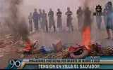 Villa El Salvador: bloquean pistas en protesta por accidente