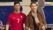 Cristiano Ronaldo manda a su peluquero a peinar estatua