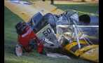 Así quedó la avioneta en la que se accidentó Harrison Ford