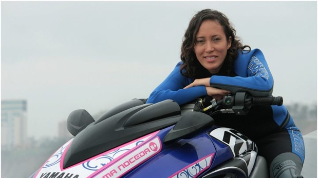 Paloma Noceda es campeona mundial de motonáutica. (Foto: Facebook)
