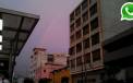 WhatsApp: arco iris salió en Lima al final de la tarde de ayer