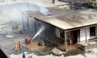 El fuego se reavivó en colegio Real de Universidad San Marcos