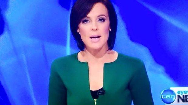 Facebook: periodista se vio en problemas por diseño de vestido