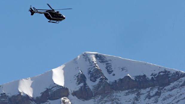 Los Alpes franceses, escena de la catástrofe aérea.  (Reuters)