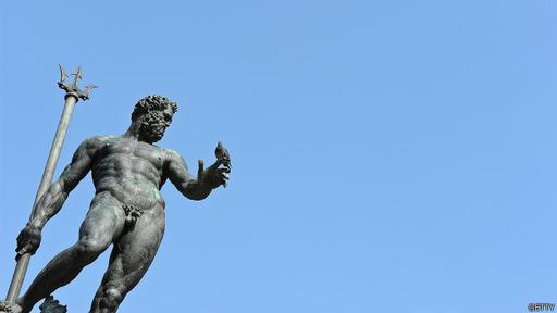 Neptuno era el dios romano del mar. Cuando había una tormenta, se creía que estaba furioso. Era un dios con temperamento humano.
