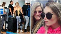 Alejandra Baigorria y Nicola Porcella viajaron juntos a Panamá
