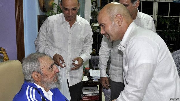 Los cinco espías cubanos fueron recibidos por Fidel Castro el pasado 28 de febrero.