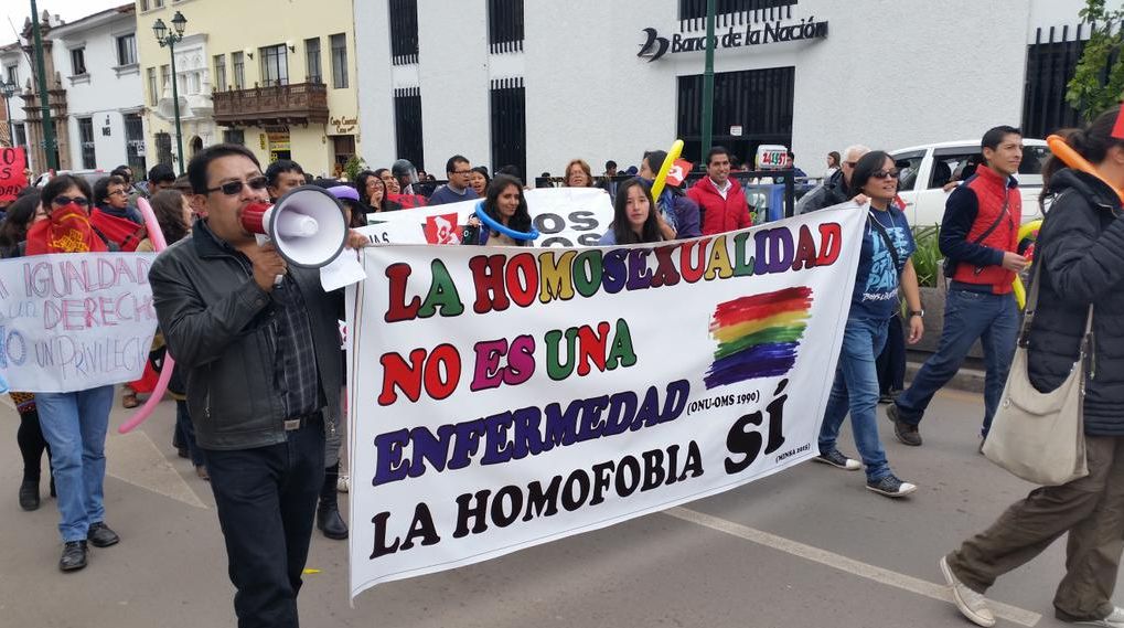 La II Marcha por la Igualdad también se realizó en Cusco (Foto: Verónika Mendoza)