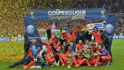 PSG goleó y alcanzó el título de la Copa de la Liga de Francia