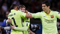 Barcelona con un pie en semis: venció 3-1 al PSG en París