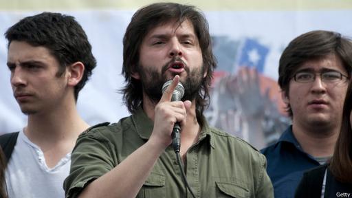 Gabriel Boric (en la imagen) y Giorgio Jackson fueron dos de los líderes de las protestas del 2011.