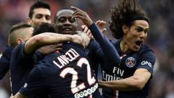PSG aplastó 6-1 a Lille con doblete del uruguayo Edinson Cavani