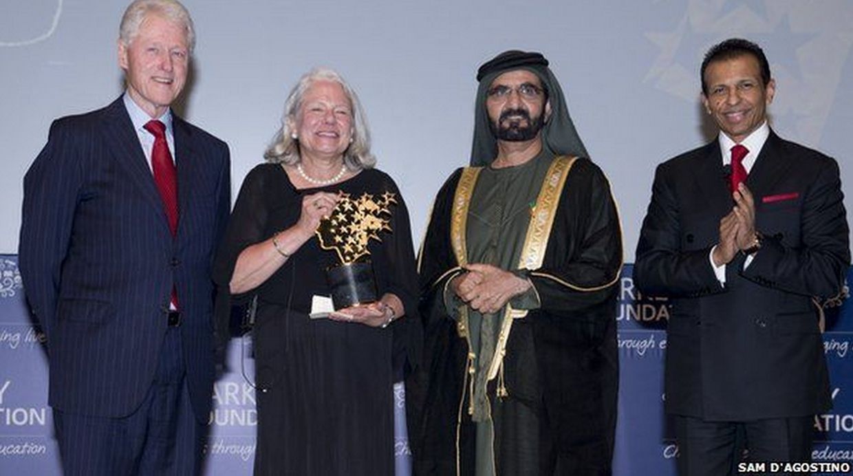 La maestra estadounidense Nancie Atwell le donó a su escuela el premio de US millón a la excelencia educativa. (Foto: BBC Mundo)
