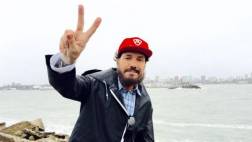 Marcelo Tinelli hizo de Forrest Gump en regreso a la televisión