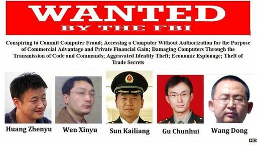 El gobierno de EE.UU.acusa a estos hombres de robar tecnología a empresas locales para beneficiar a universidades y compañías controladas por Pekín.