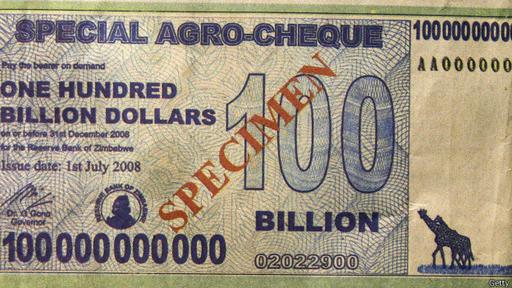 El país era conocido por tener billetes con denominaciones impensables. (Foto: Getty Images)