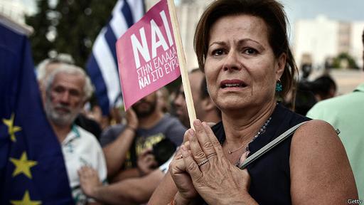 Muchos creen que el futuro del euro y la Unión Europea están en juego en el referendo de Grecia.