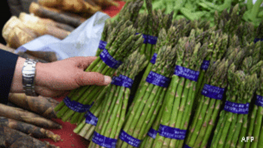 Los espárragos, una de las tantas verduras que son ignoradas por los argentinos. (Foto: AFP)