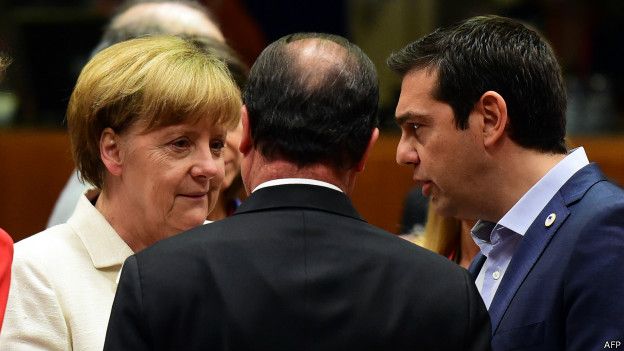 La reunión de los líderes de la Eurozona del domingo se prolongó más de 17 horas, hasta el lunes en la mañana hora local. (Foto: AFP)