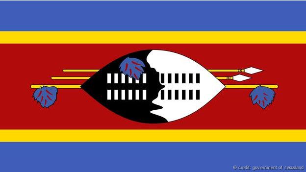 La bandera de Suazilandia es uno de los diseños favoritos del coleccionista Ralph Kelly. (Foto: Gobierno de Suazilandia)