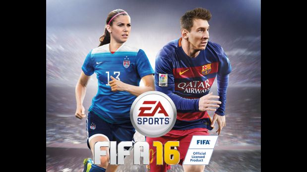 Alex Morgan será portada del FIFA 16 junto a Lionel Messi