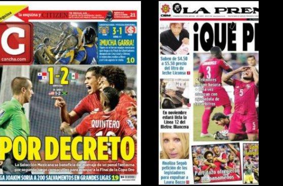 Copa de Oro 2015: prensa mexicana pide "perdón" a Panamá