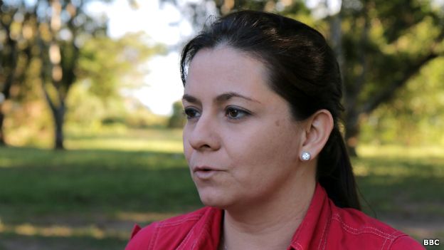 Natalia Leyva dice que el pueblo tiene que apostar por la agroindustria y el turismo. (Foto: BBC Mundo)