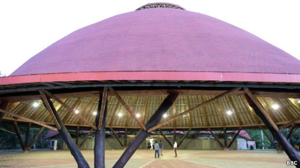La cúpula que se encuenta al final del malecón del río Manacacías. (Foto: BBC)