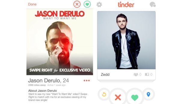 hace poco Tinder anunció que comenzará a verificar si los perfiles de celebridades son reales (Foto: AP)