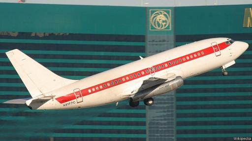 Según los expertos, Janet Airlines se dedica a transportar a empleados gubernamentales a diversas instalaciones militares de Nevada.