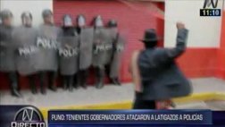 Puno: tenientes gobernadores lanzaron latigazos a policías