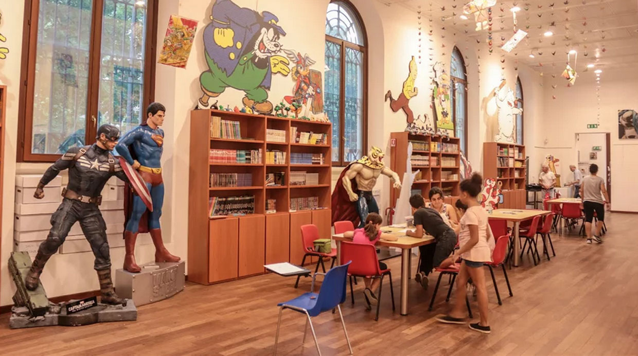 En Wow Spazio Fumetto los niños pueden pasar horas disfrutando de revistas y muñecos de mangas y cómics. (Foto: Paulo Rivas)