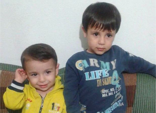 This handout photo courtesy of Tima Kurdi shows Alan Kurdi, left, and his brother Galib Kurdi. The body of 3-year-old Syrian Alan Kurdi was found on a Turkish beach after the small rubber boat he, his 5-year old brother Galib and their mother, Rehan, were in capsized during a desperate voyage from Turkey to Greece. The family stated that the spelling of the boys? names had been changed by Turkish authorities to Aylan and Galip, but were in fact spelled as Alan and Galib.  (Photo courtesy of Tima Kurdi /The Canadian Press via AP) MANDATORY CREDIT