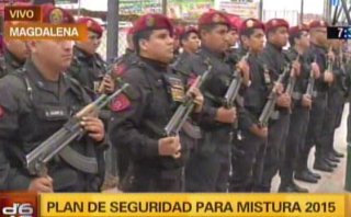 Mistura 2015: policía dispuso 200 agentes para resguardar feria