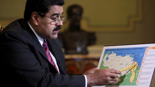 Venezuela reclama como propio el territorio, que comprende dos tercios de la actual Guyana.