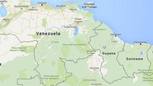 Actualmente los mapas de Google le dan a Guyana la totalidad del territorio en disputa.