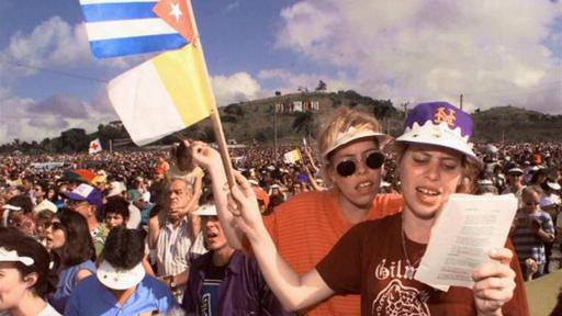 Así fue la misa celebrada en Santa Clara, Cuba, para la visita papal de 1998. (Foto: AP)