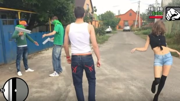 ¿Qué pasa cuando se recrea el GTA en Rusia?