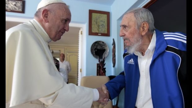 El Papa Francisco mantuvo histórico encuentro con Fidel Castro