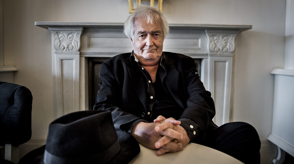 FILE - A June 1, 2015 file photo showing Swedish author Henning Mankell posing for the photographer. Crime writer Henning Mankell died at the age of 67, his publishers wrote on their website on Monday morning, Oct 5, 2015. (Nora Lorek/TT via AP) SWEDEN OUT