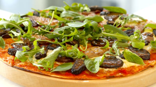 La Pizzeta ;) con foie gras e higos. Una delicadeza de sabor excepcional. (Foto: Giovanna Fernández)