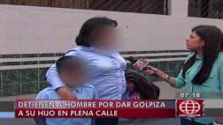 Padre fue detenido por golpear a hijo y dio insólita respuesta