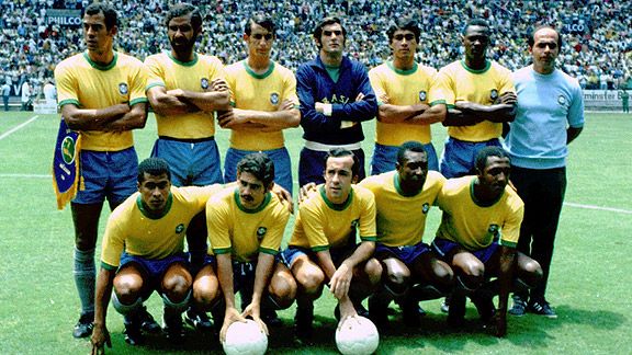 El Brasil del 70, con Pelé como gran figura. (Foto: AFP)
