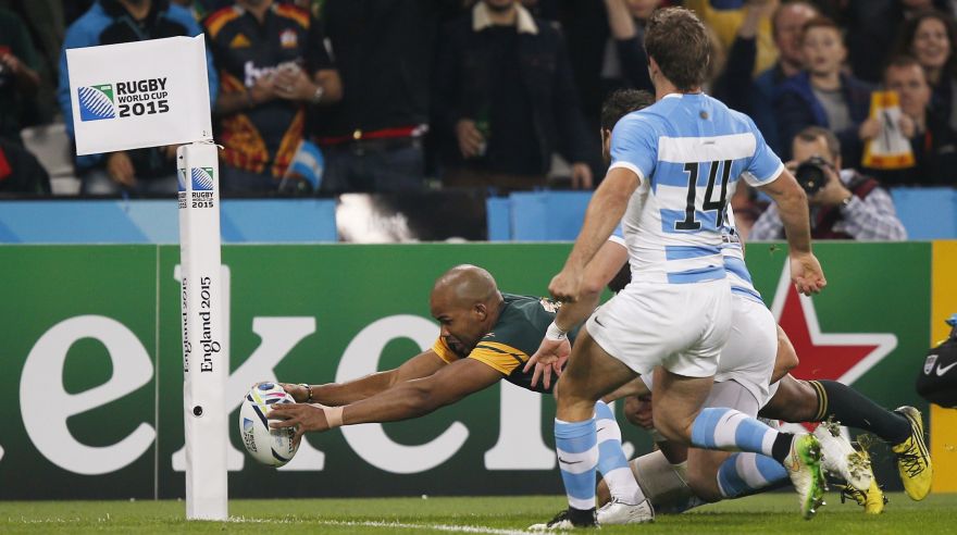 Mundial de Rugby: las mejores imágenes del Argentina-Sudáfrica