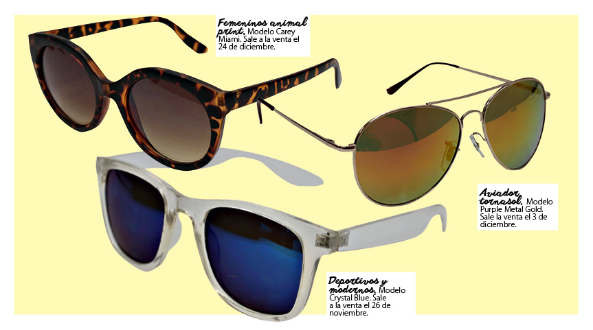 Desde este jueves 5 de noviembre, El Comercio presenta su “Colección de lentes para damas y caballeros”. Cada semana, un modelo diferente.