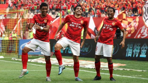 Con Robinho y Scolari, Guangzhou logró título de liga de China